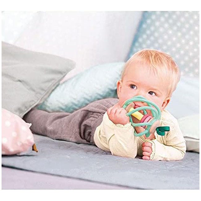 HAPE APPLE GRAB TEETHER BABY TOY