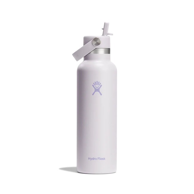HYDROFLASK VACUUM BOTTLE 620ML CLOUD PINK SM WITH STRAW