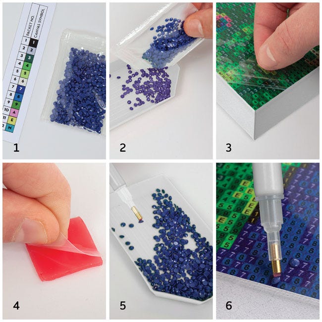 HINKLER LIGHT-UP CRYSTAL CANVAS - UNICORN IN MOONLIGHT