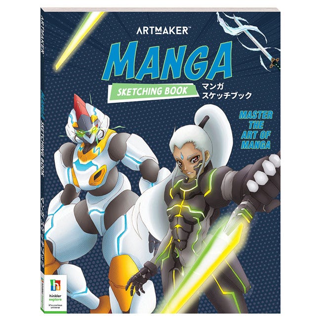 HINKLER ART MAKER MANGA SKETCHING BOOK
