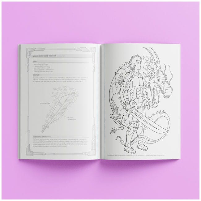 HINKLER MANGA TO THE MAX DRAWING AND COLOURING BOOK WARRIORS