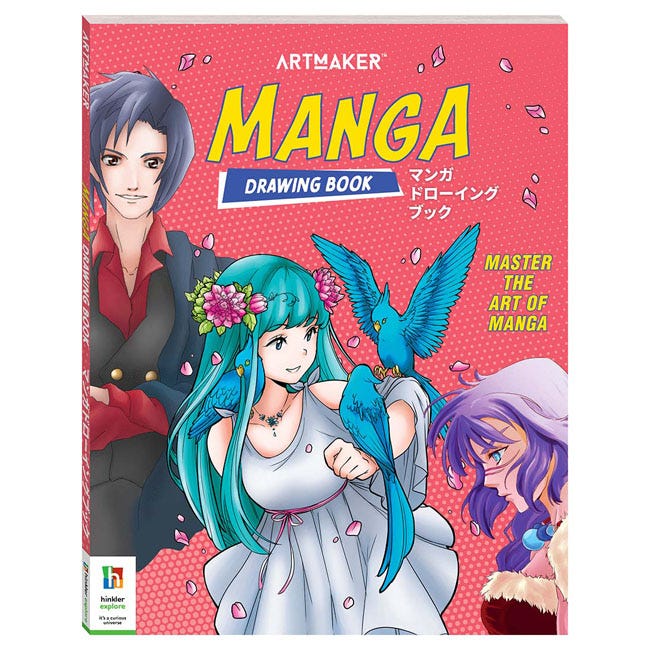 HINKLER MANGA TO THE MAX DRAWING AND COLOURING BOOK - ROBOTS