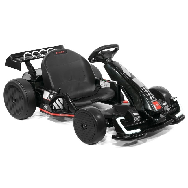 AUDI ELECTRIC DRIFT GO KART 24V - BLACK