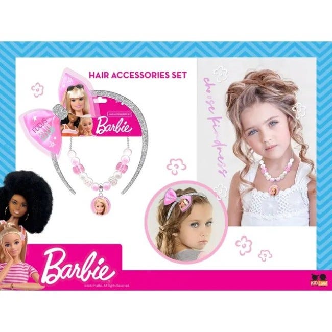 KIDLAND BARBIE HAIR BAND NECKLACE SET
