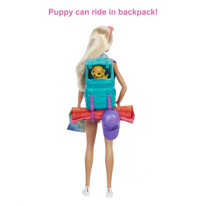 BARBIE MALIBU CAMPING DOLL WITH ACCESSORIES