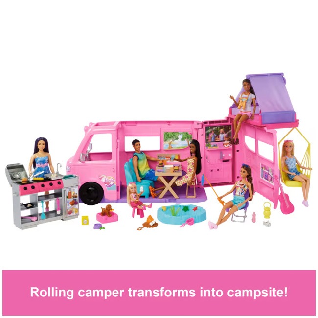 BARBIE NEW DREAM CAMPER PLAYSET