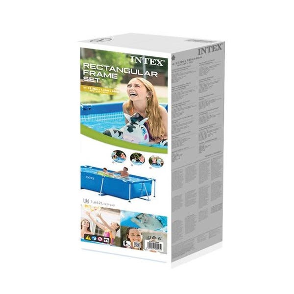 INTEX RECTANGULAR FRAME POOL 218CM X 149CM X 58CM