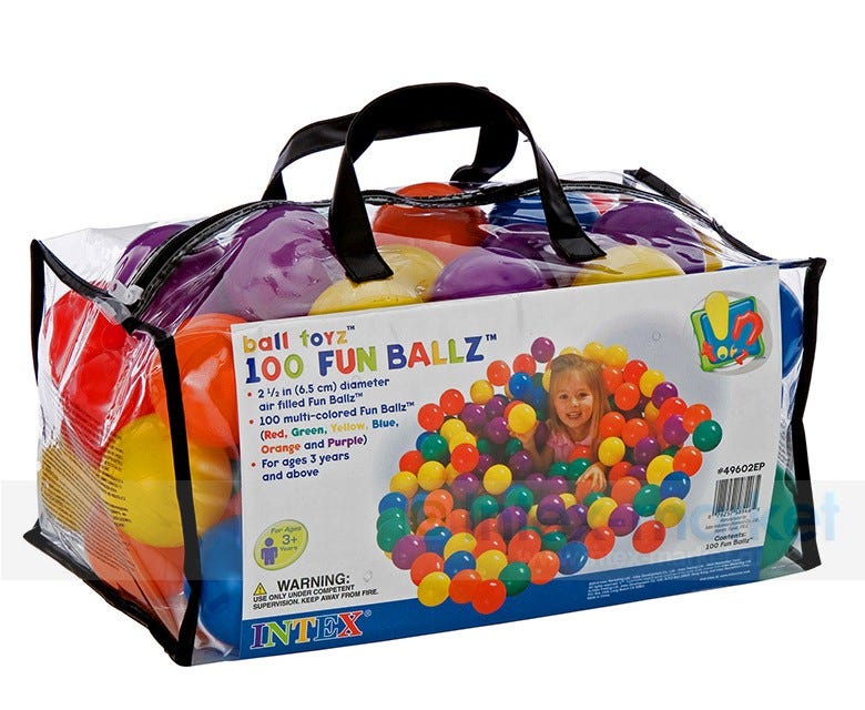 INTEX SMALL FUN BALLZ 6.5CM