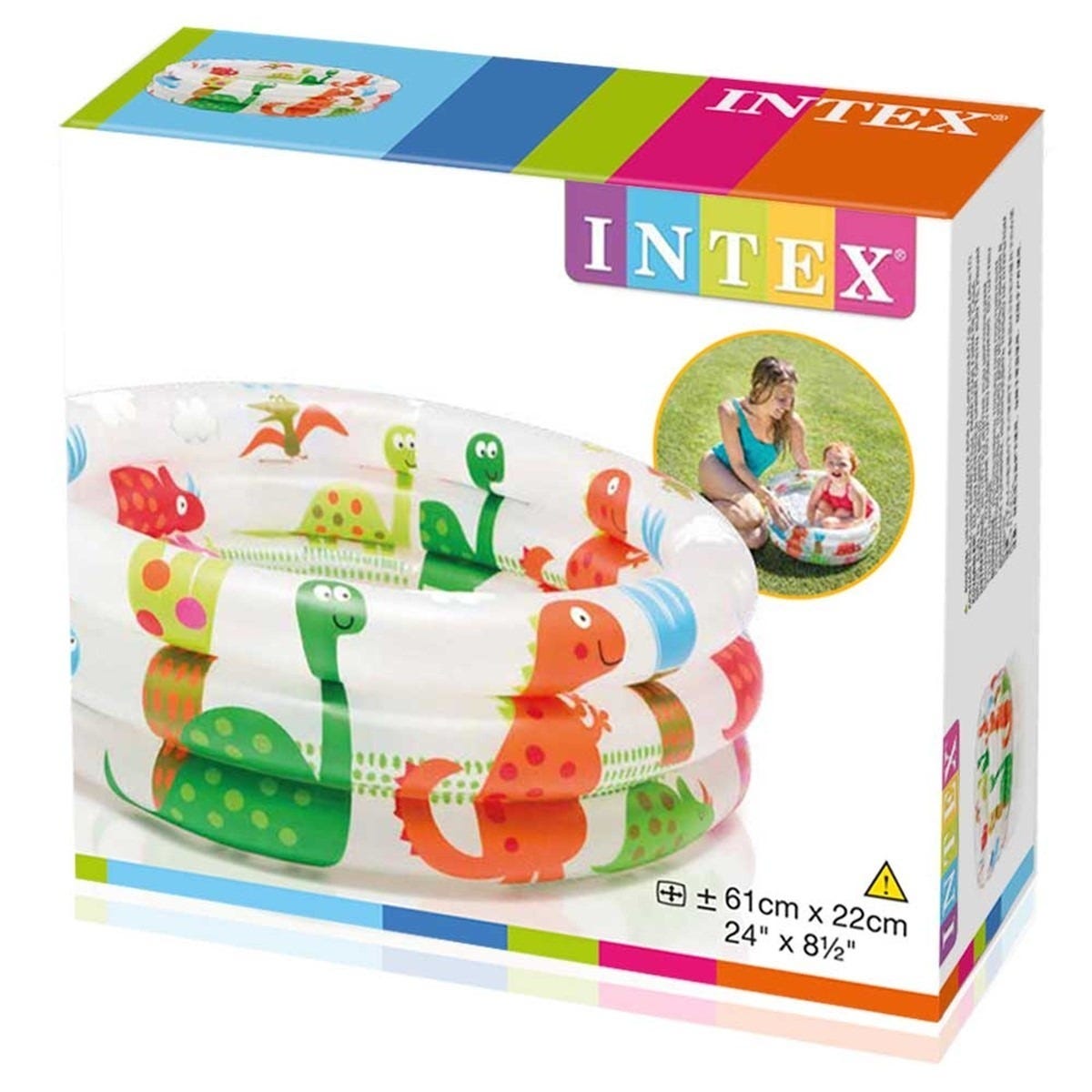 INTEX DINOSAUR 3 RING BABY POOL