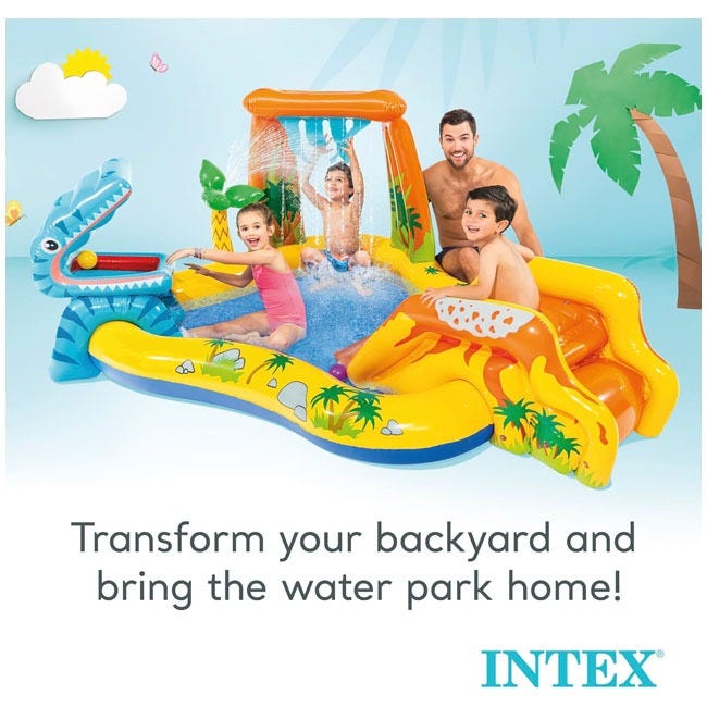 INTEX DINOSAUR PLAY CENTER 249CM x 191CM x 109CM