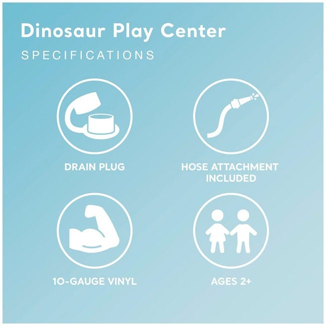 INTEX DINOSAUR PLAY CENTER 249CM x 191CM x 109CM