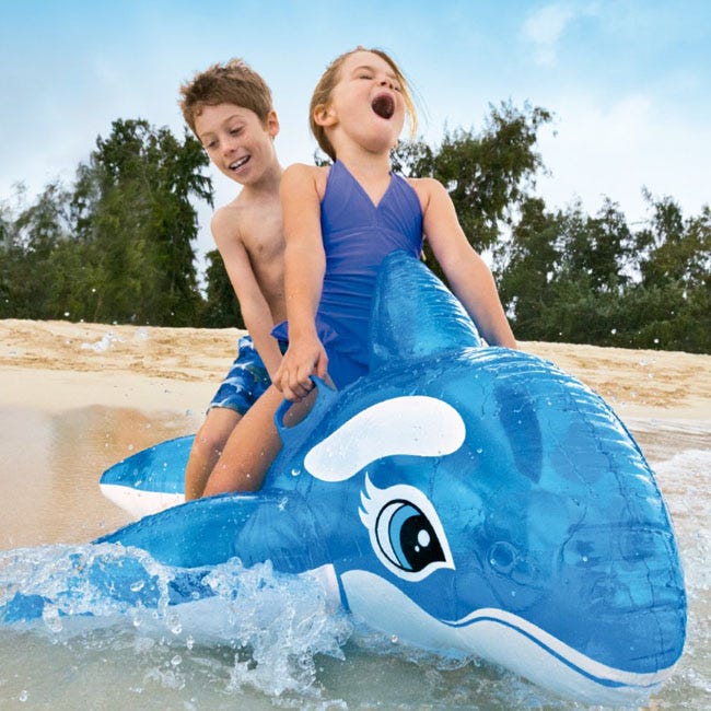 INTEX LIL WHALE RIDE-ON 1.52MX1.14M