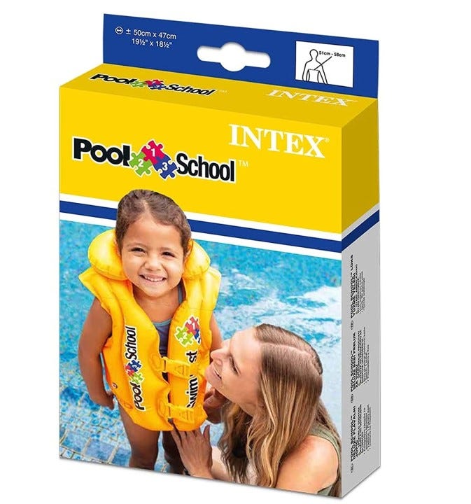 INTEX DELUXE SWIM VEST 50CM X 47CM