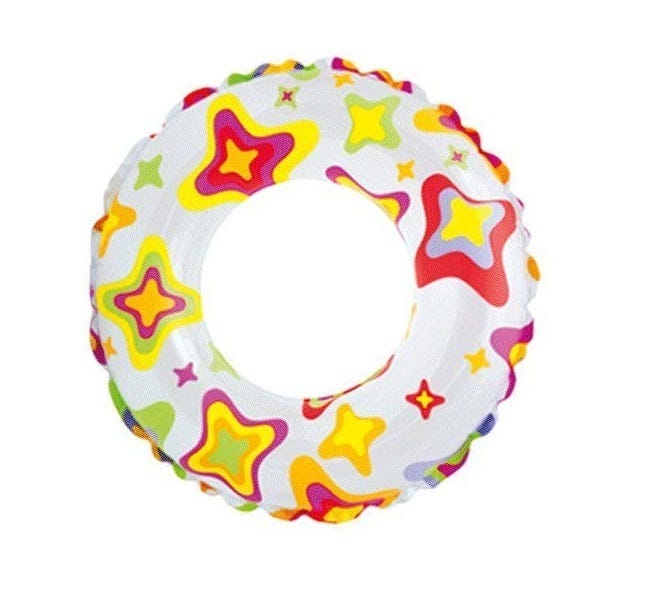 INTEX 51CM LIVELY PRINT SWIM RING