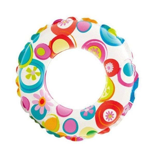 INTEX 51CM LIVELY PRINT SWIM RING