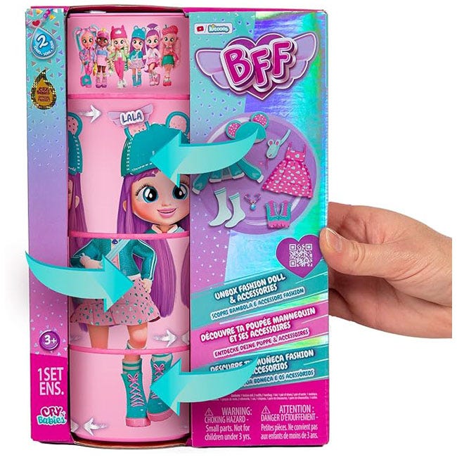 CRY BABIES BFF LALA FASHION DOLL