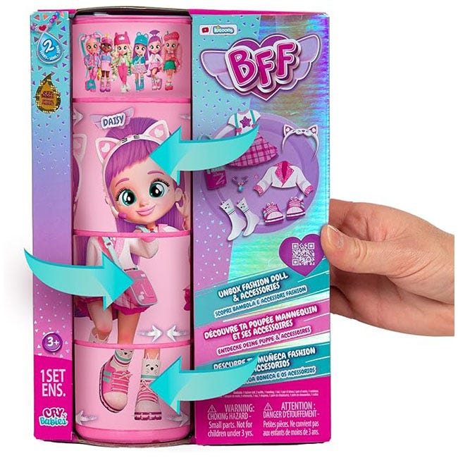 CRY BABIES BFF DAISY FASHION DOLL
