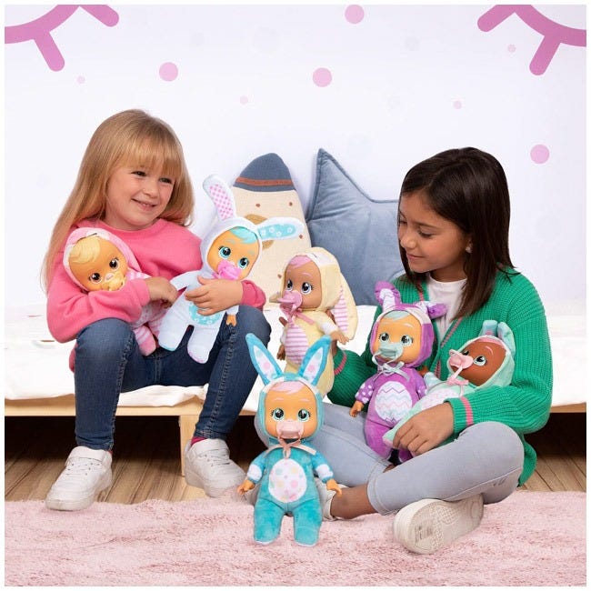 CRY BABIES BUNNIES TINY CUDDLES ASSORTED DOLL-908550