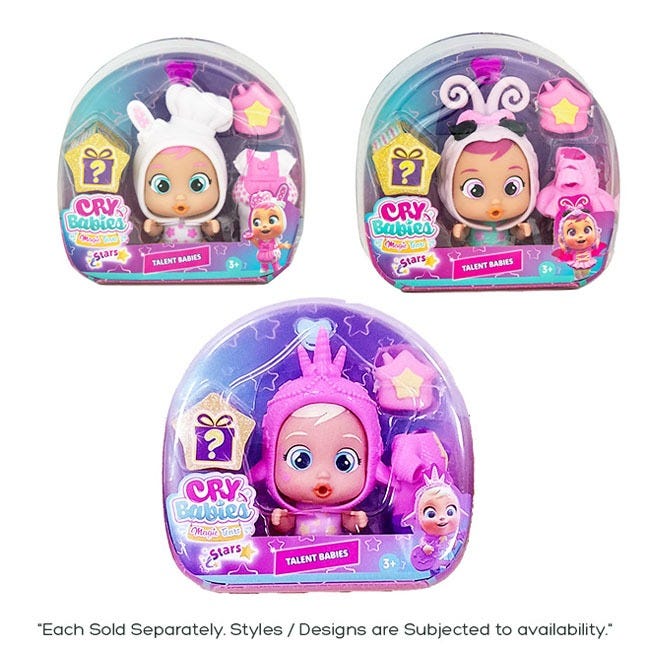 CRY BABIES MAGIC TEARS TALENT BABIES