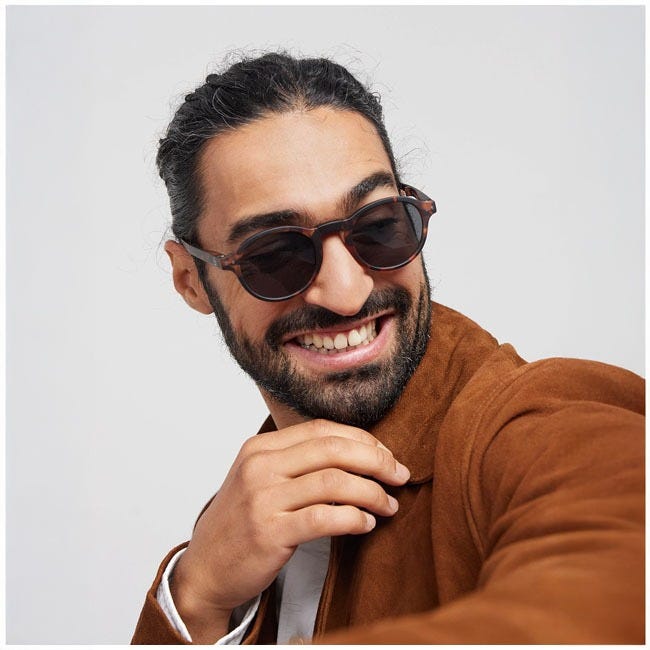 IZIPIZI F SUN FOLDABLE PANTOS  REGULAR SIZE TORTOISE