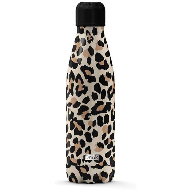 I-TOTAL THERMAL BOTTLE 500 ML LEOPARD PRINT