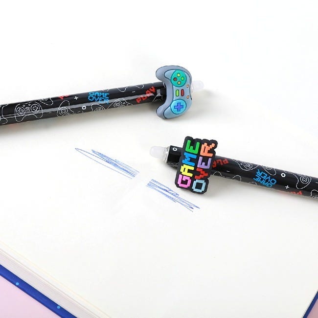 I-TOTAL ERASABLE PEN DISPLAY LET'S PLAY PER PIECE