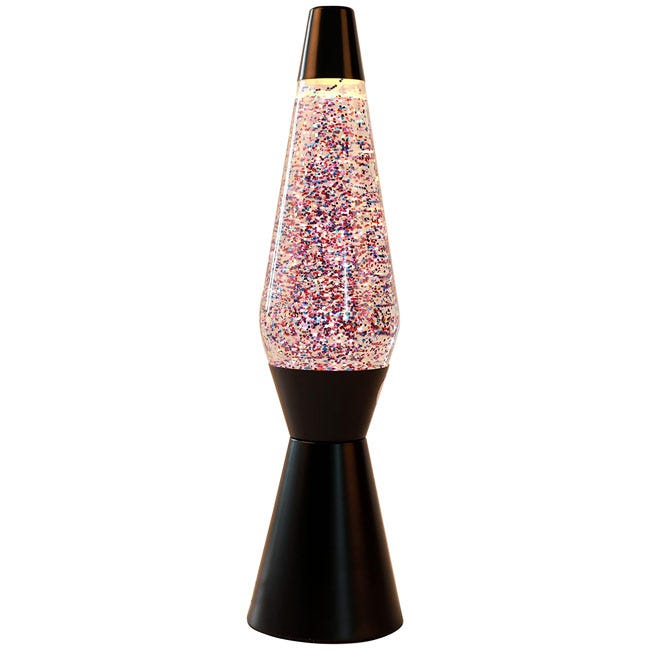 I-TOTAL LAVA LAMP 36 CM WITH BLACK BASE AND GLITTER