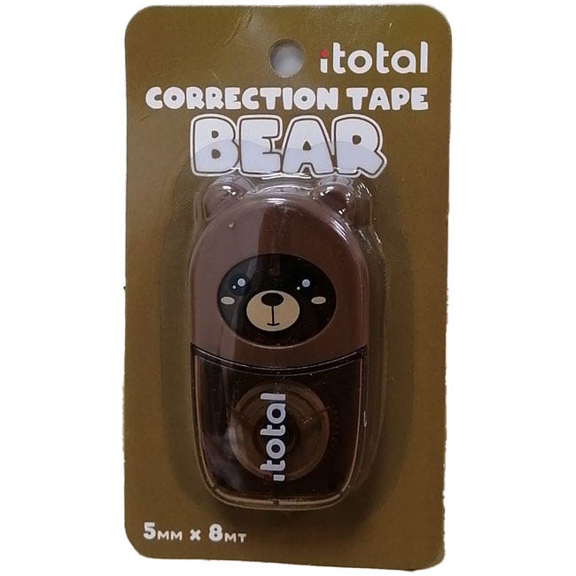I-TOTAL ASSORTED CORRECTION TAPE - DISPLAY 24 PCS