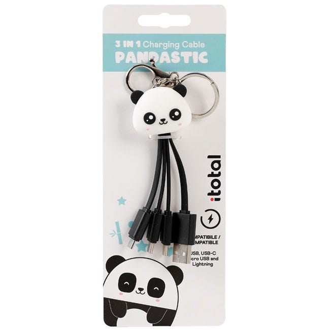 I-TOTAL 3 in 1 CABLE PANDA