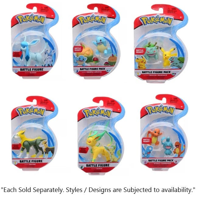 POKEMON BATTLE FIGURE PACK ASSORTED