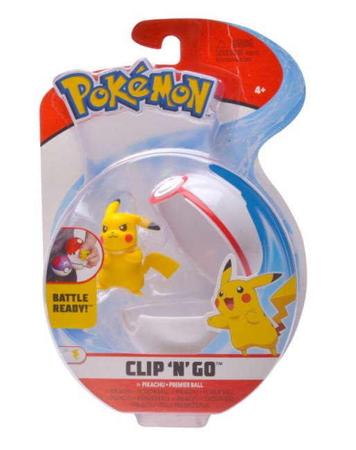 POKEMON  CLIP N GO BALL SET ASSORTED BATTLE READY S3