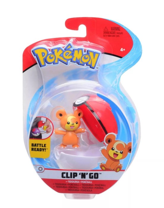 POKEMON  CLIP N GO BALL SET ASSORTED BATTLE READY S3