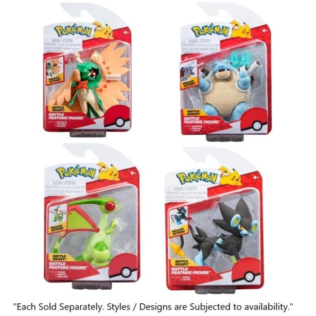 POKEMON BATTLE  FIGURE ASST-95135
