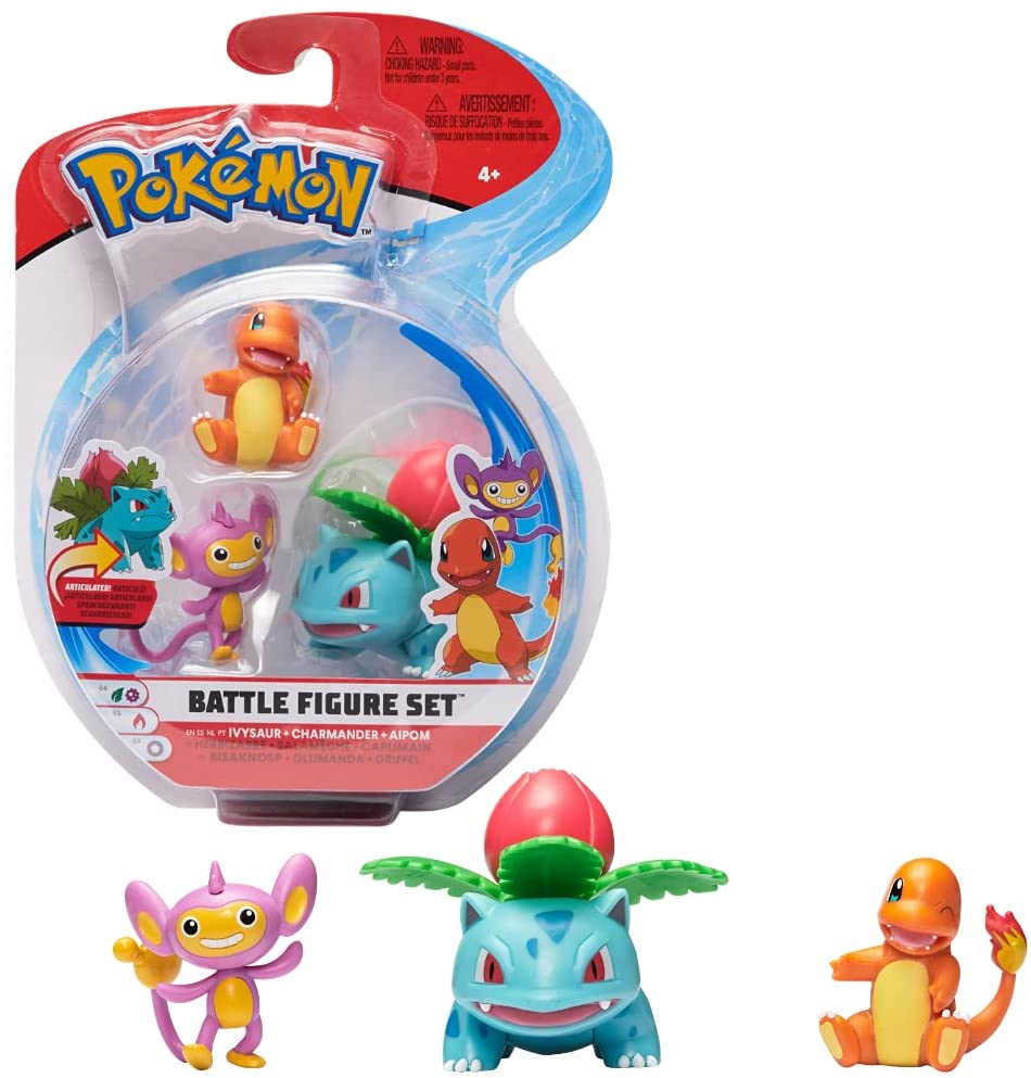 POKEMON BATTLE 3 FIGURE PACK WAVE 4 CHARACTERS