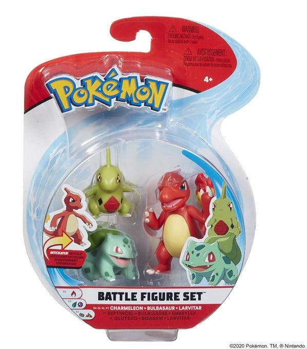 POKEMON BATTLE 3 FIGURE PACK WAVE 4 CHARACTERS