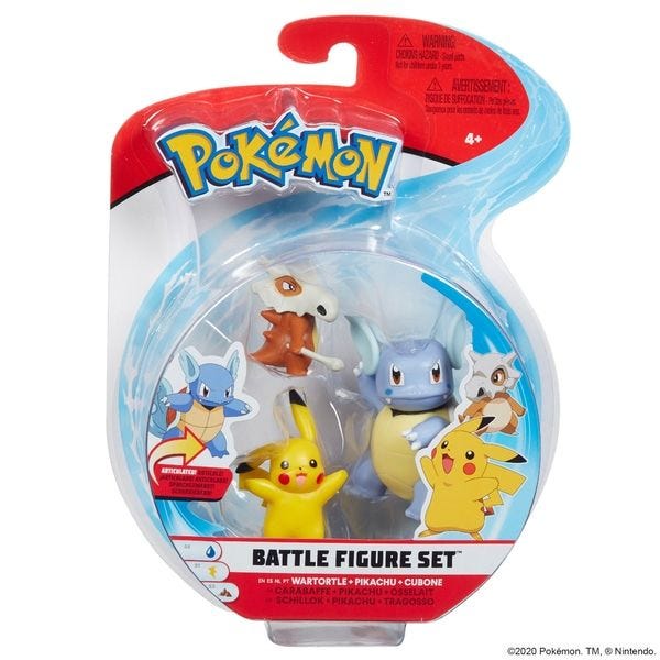 POKEMON BATTLE 3 FIGURE PACK WAVE 4 CHARACTERS