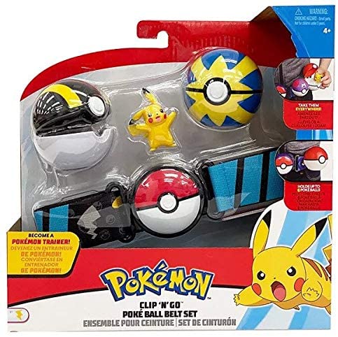 POKEMON CLIP N GO POKE BALL BELT ASST.