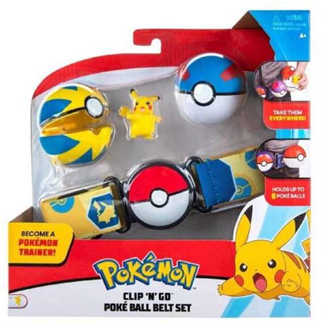 POKEMON CLIP N GO POKE BALL BELT ASST.