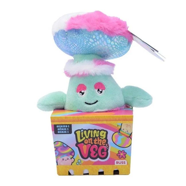 LIVING ON THE VEG 6-INCHES FUNGUYS MAISEY PLUSH