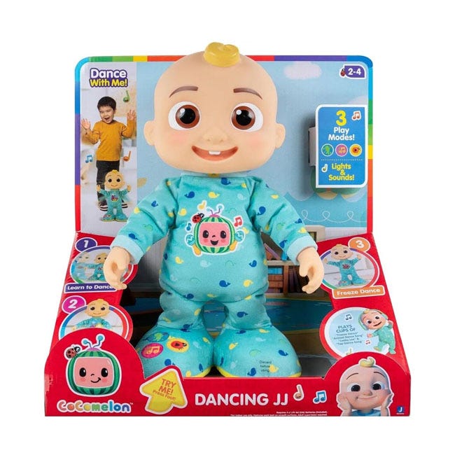 COCOMELON DANCING JJ FEATURE DOLL