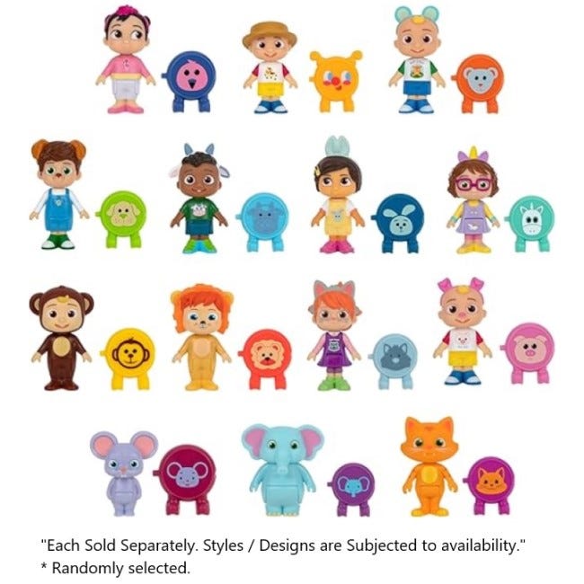 COCOMELON ANIMAL BLIND FIGURES ASSORTED