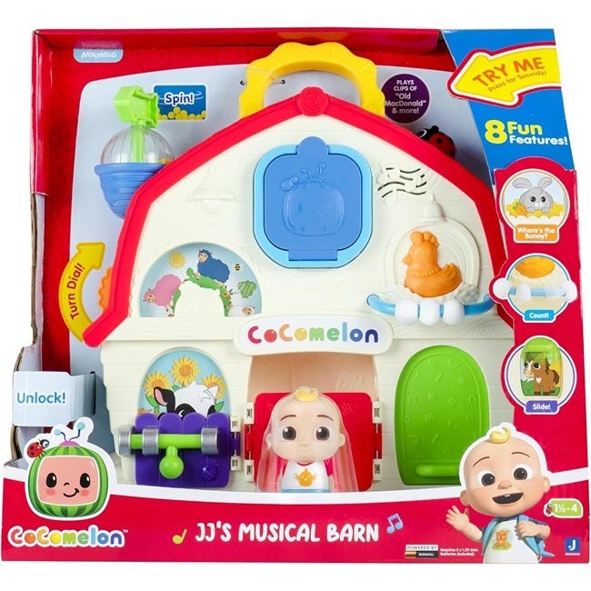 COCOMELON JJ MUSICAL BARN PLAYSET