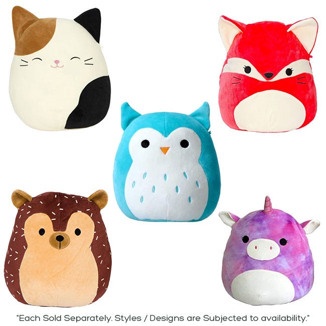 SQUISHMALLOWS 12-INCH MEDIUM PLUSH MASTER CORE ASSORTED
