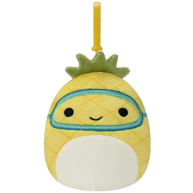 SQUISHMALLOWS 3.5 INCH LITTLE PLUSH CLIP ONS ASSORTED