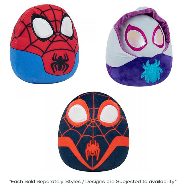 SQUISHMALLOWS 5 INCH TOY PLUSH - MARVEL SPIDEY