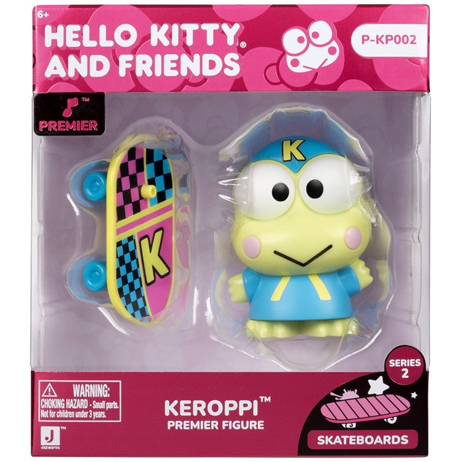 HK AND FRIENDS 4IN KEROPPI PREMIER FIGURE WITH SKATEBOARD