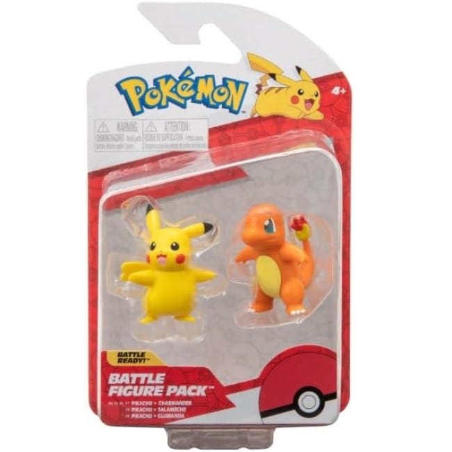 POKEMON BATTLE FIGURE KANTO ASSORTED 3PACK