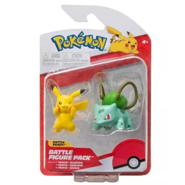 POKEMON BATTLE FIGURE KANTO ASSORTED 3PACK