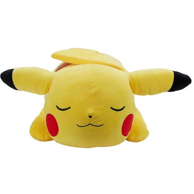 POKEMON SLEEPING PLUSH 18INCH ASSORTED