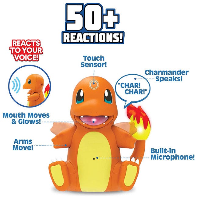 POKEMON ELECTRONIC AND INTERACTIVE MY PARTNER CHARMANDER